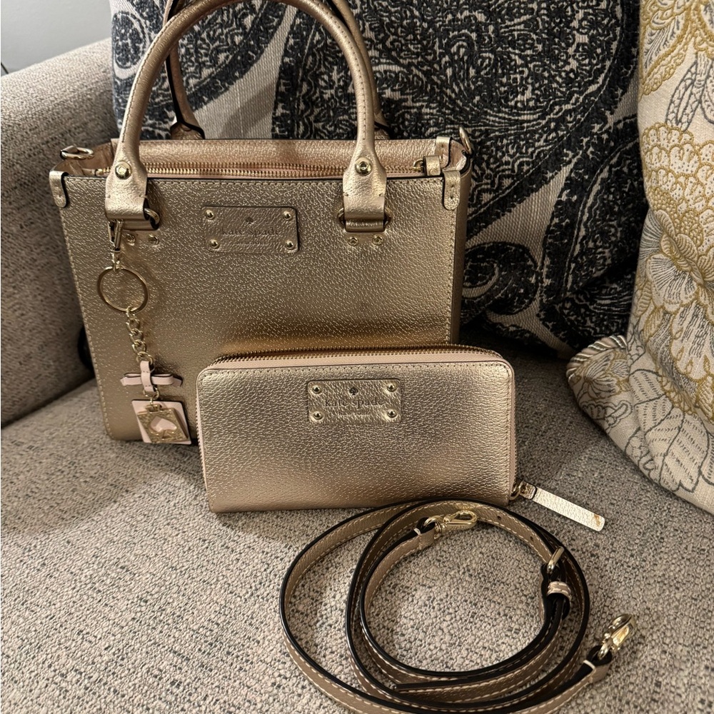 Kate Spade Wellesley Neda Handbag and Wallet Set